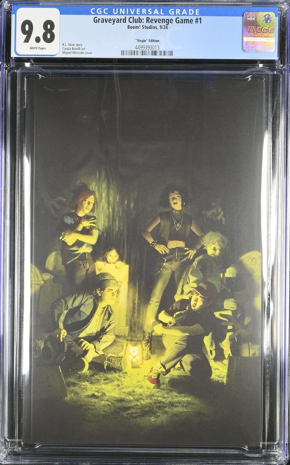 GRAVEYARD CLUB: REVENGE GAME #1 BOOM! MERCADO VIRGIN VARIANT 2024 CGC 9.8 NM