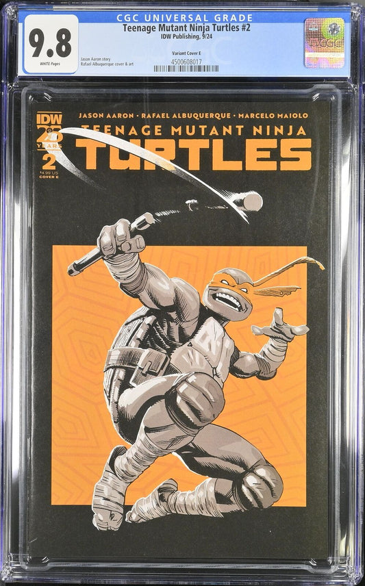 TEENAGE MUTANT NINJA TURTLES #2 IDW 2024 CVR E ALBUQUERQUE VARIANT CGC 9.8 NM