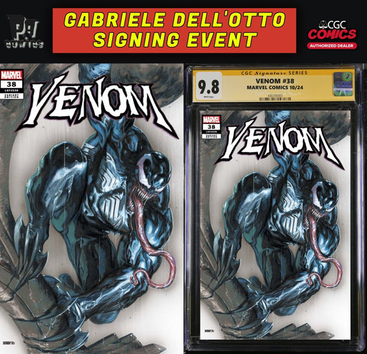 VENOM #38 CGC SS/RAW GABRIELE DELL'OTTO SIGNED/REMARKED PRESALE MEGACON