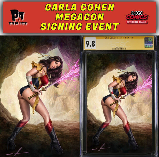 GRIMM FAIRY TALES #69 CGC SS/RAW CARLA COHEN SIGNED/REMARKED PRESALE MEGACON