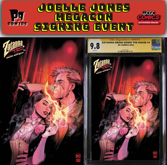 ZATANNA BRING DOWN THE HOUSE #4 CGC SS/RAW JOELLE JONES SIGNED PRESALE MEGACON