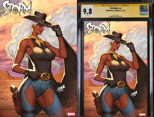 STORM #4 MARVEL CGC SS/RAW NAKAYAMA/WERNECK MAIN SIGNED PRESALE MEGACON 2025