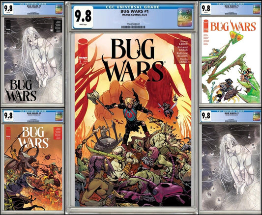 BUG WARS #1 COVER PICK/VARIANTS A B C D E F 1:25 1:50 1:100 CGC 9.8 PRESALE 2/12