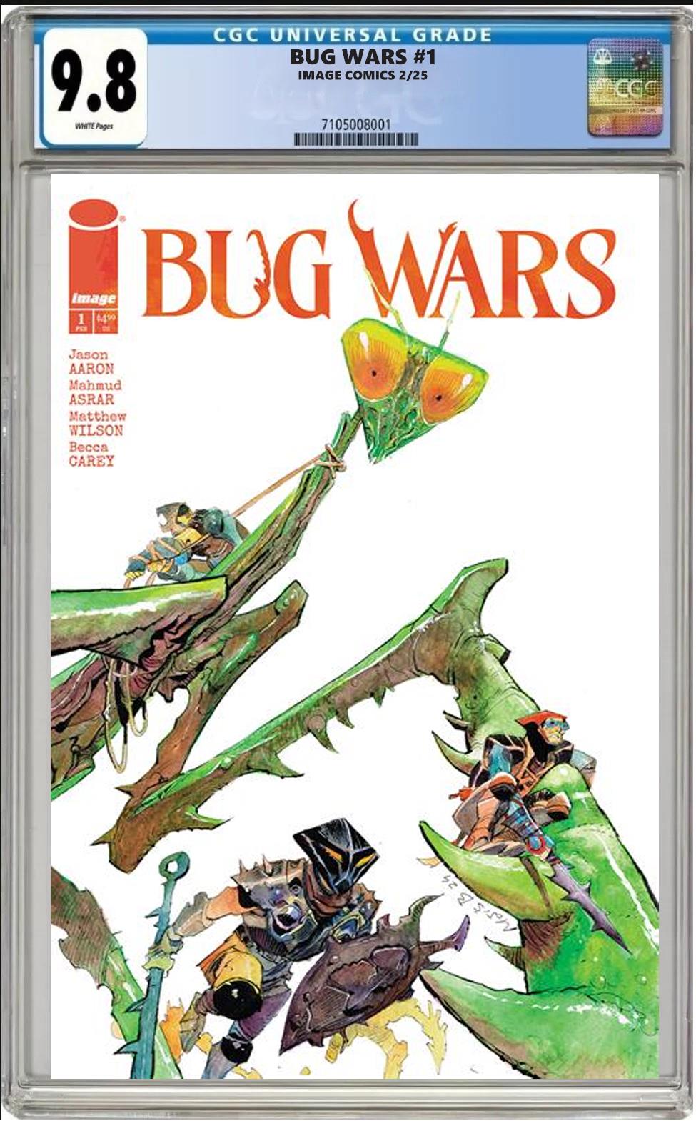 BUG WARS #1 COVER PICK/VARIANTS A B C D E F 1:25 1:50 1:100 CGC 9.8 PRESALE 2/12