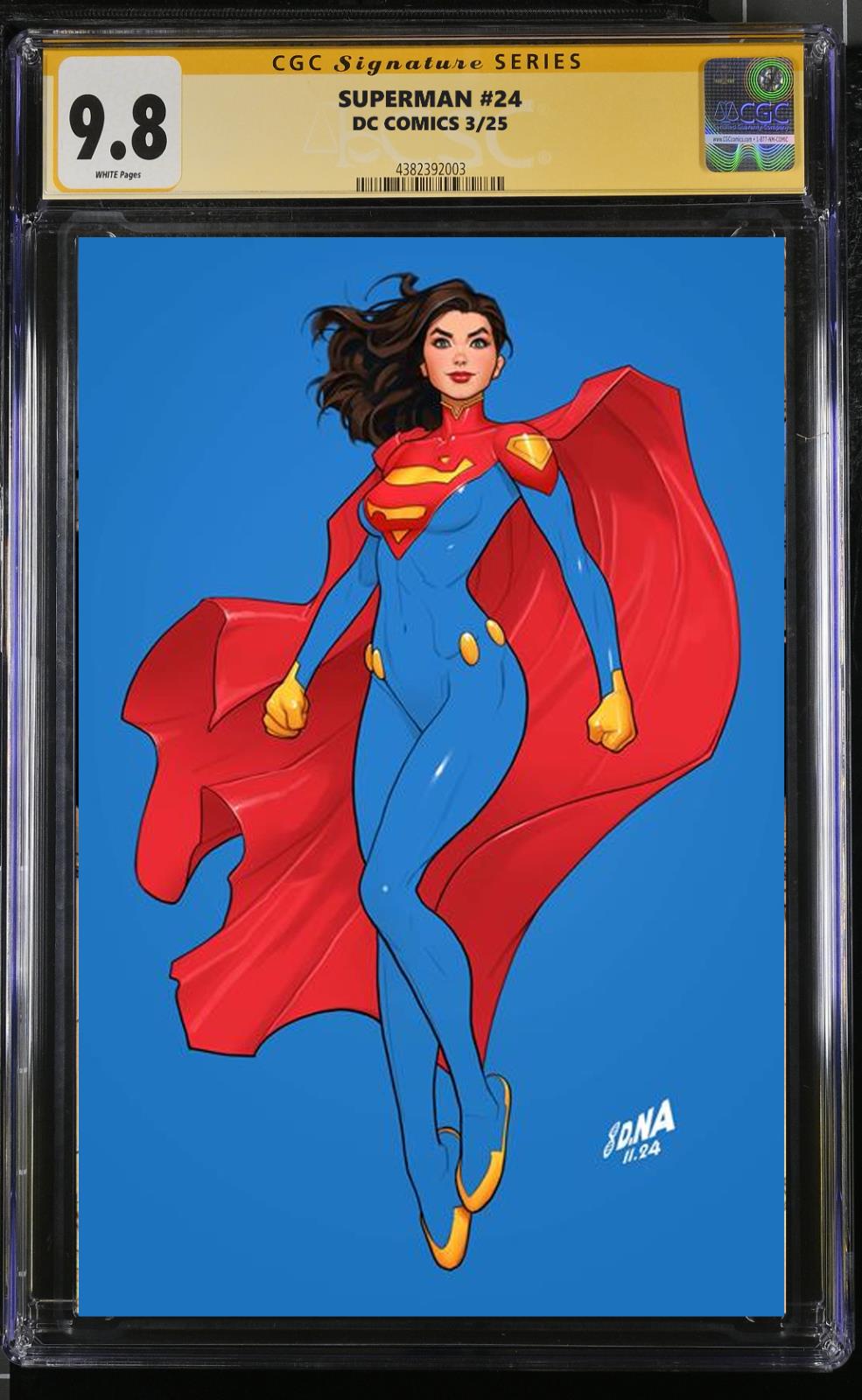 SUPERMAN #24 CGC SS 9.8/RAW DAVID NAKAYAMA PRIVATE SIGNING PRESALE 3/25 NM