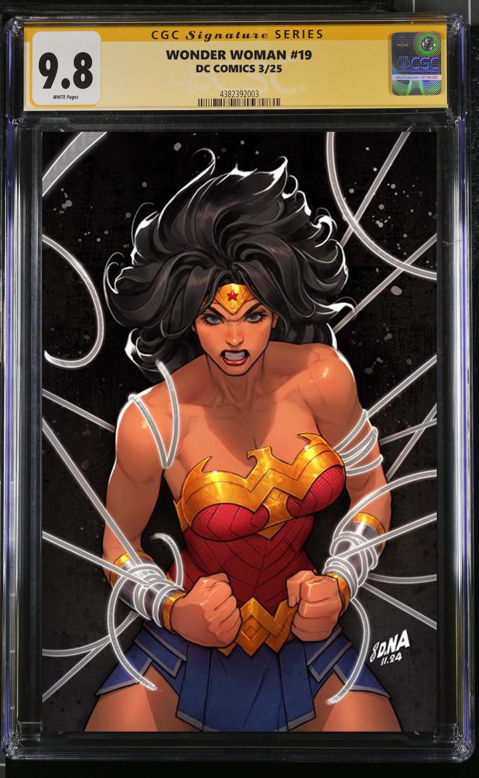 WONDER WOMAN #19 CGC SS 9.8/RAW DAVID NAKAYAMA PRIVATE SIGNING PRESALE 3/25 NM