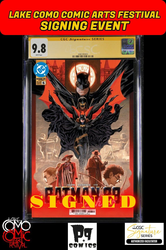 BATMAN '89 ECHOES #6 DC 2025 VARIANT CGC SS LCCAF JOE QUINONES SIGNED PRESALE