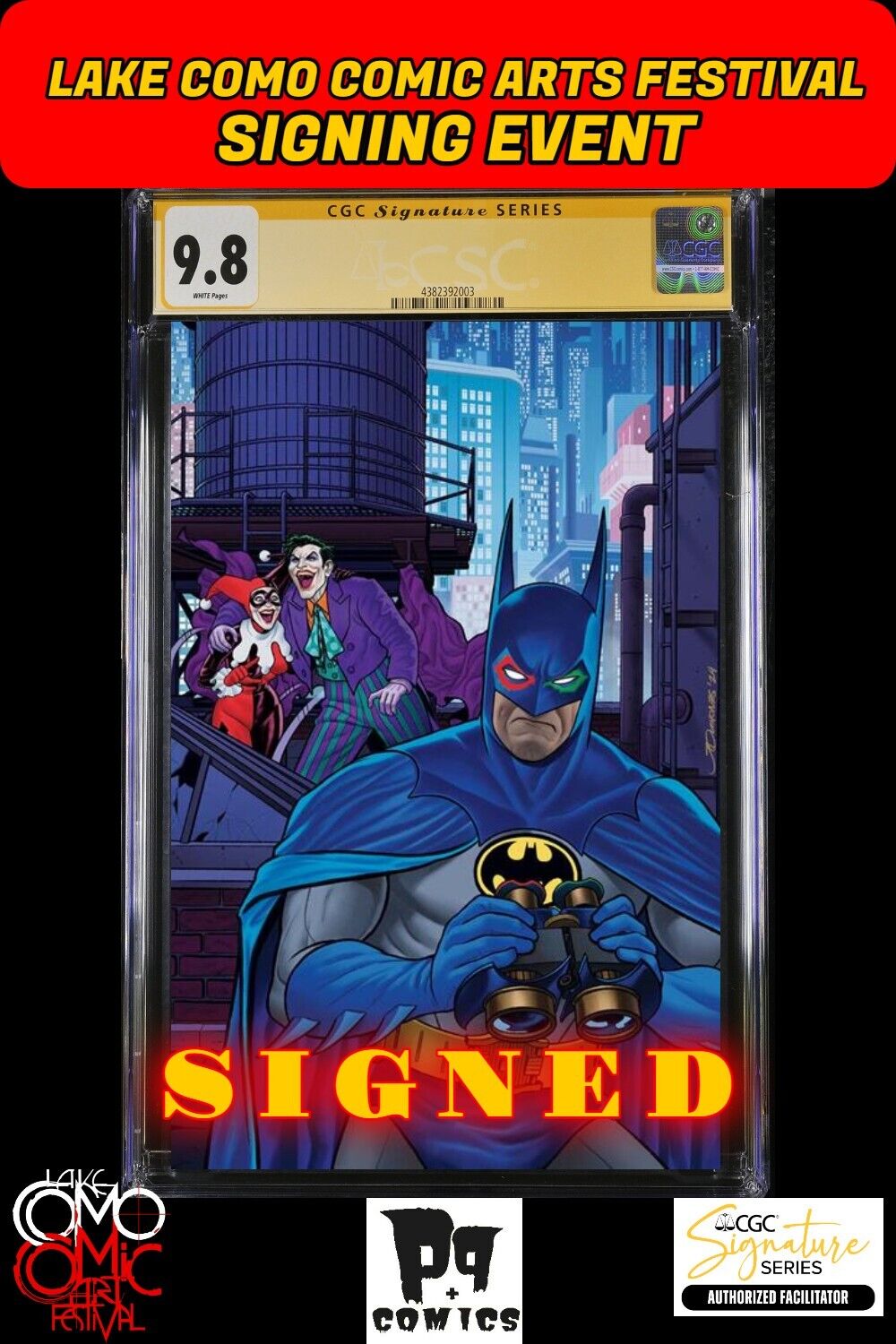 BATMAN #159 DC 2025 VARIANT CGC SS LCCAF JOE QUINONES SIGNED PRESALE