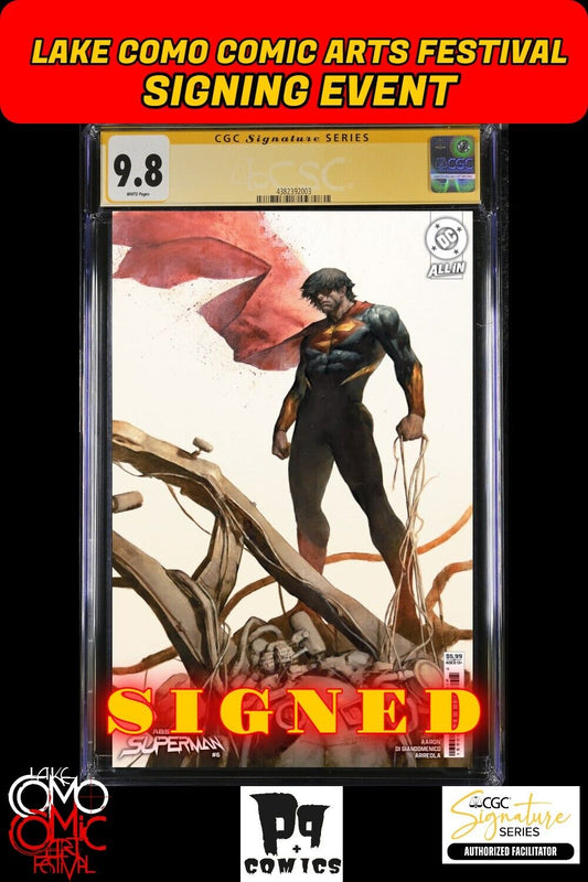 ABSOLUTE SUPERMAN #6 2025 VARIANT CGC SS LCCAF PUPPETEER LEE SIGNED PRESALE