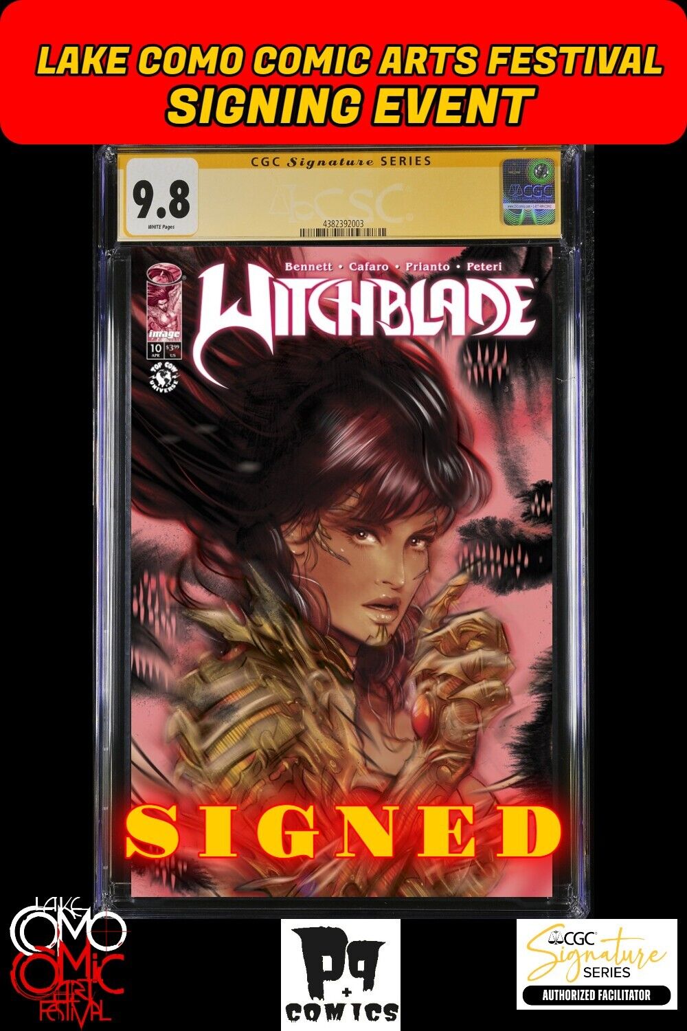 WITCHBLADE #10 IMAGE VARIANT 2025 CGC SS LCCAF TULA LOTAY SIGNED PRESALE