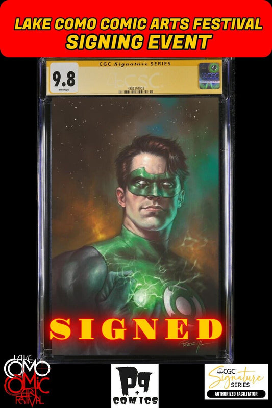 GREEN LANTERN #22 DC 2025 CGC SS LCCAF LUCIO PARRILLO SIGNED PRESALE