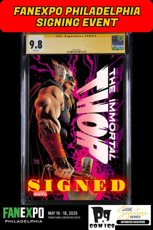 IMMORTAL THOR #22 CGC SS FANEXPO DAN PANOSIAN SIGNED PRESALE