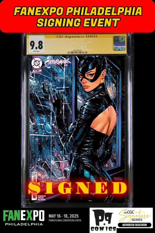 CATWOMAN #74 DC 2025 CGC SS FANEXPO DAN PANOSIAN SIGNED PRESALE