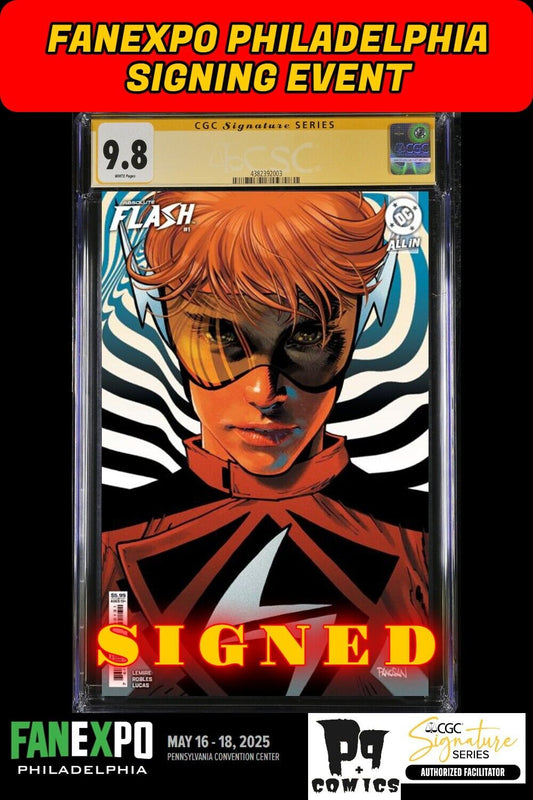 ABSOLUTE FLASH #1 DC 2025 CGC SS FANEXPO DAN PANOSIAN SIGNED PRESALE