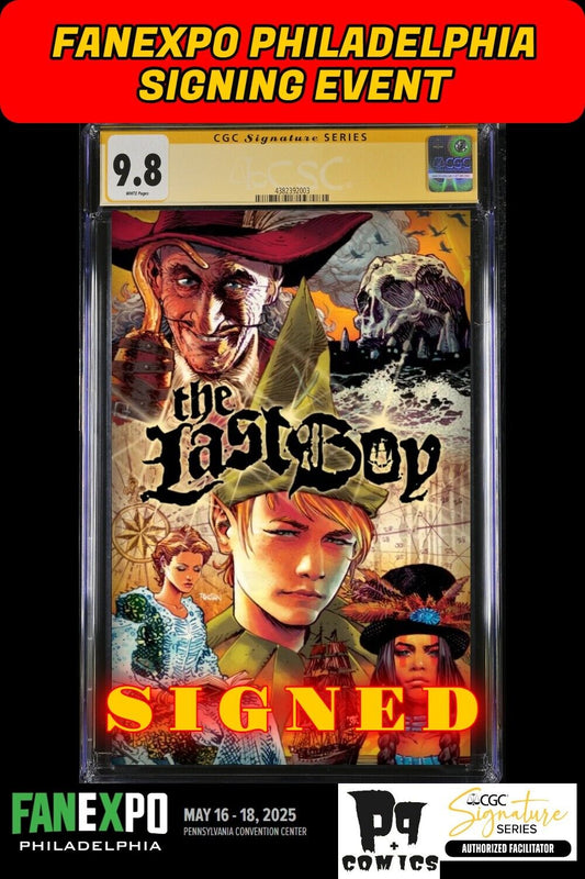 THE LAST BOY #1 BOOM! STUDIOS CGC SS FANEXPO DAN PANOSIAN SIGNED PRESALE