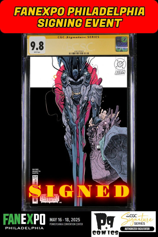 ABSOLUTE BATMAN #5 CVR C DC 2025 CGC SS FANEXPO SCOTT SNYDER SIGNED PRESALE