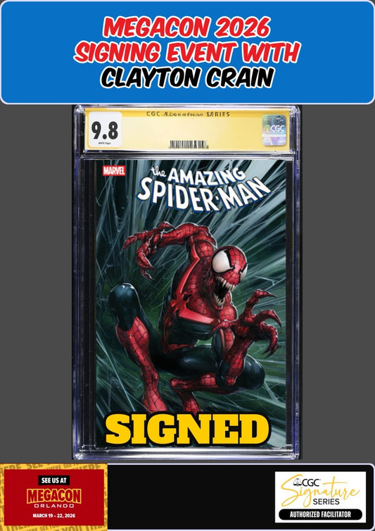 AMAZING SPIDER-MAN #17 CGC 9.8 CLAYTON CRAIN SIGNED PRESALE