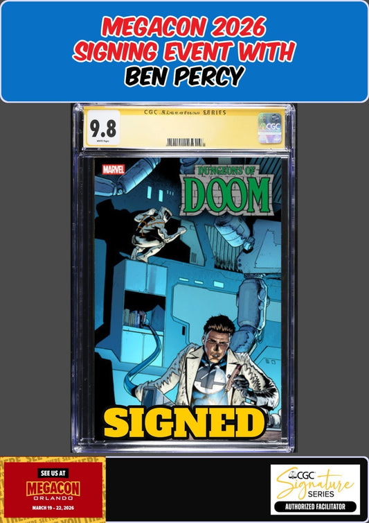 DUNGEONS OF DOOM #1 JUSTIN MASON CGC 9.8 BEN PERCY SIGNED PRESALE