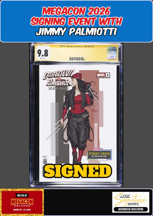 DAREDEVIL PUNISHER DEVILS TRIGGER #1 CGC SS 9.8 PALMIOTTI SIGNED MEGACON PRESALE