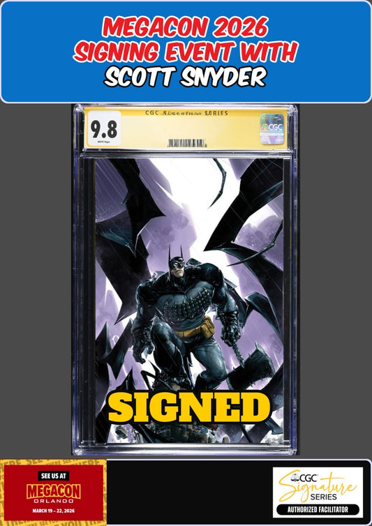 ABSOLUTE BATMAN #17 CLAYTON CRAIN CGC SS 9.8 SCOTT SNYDER SIGNED MEGACON PRESALE