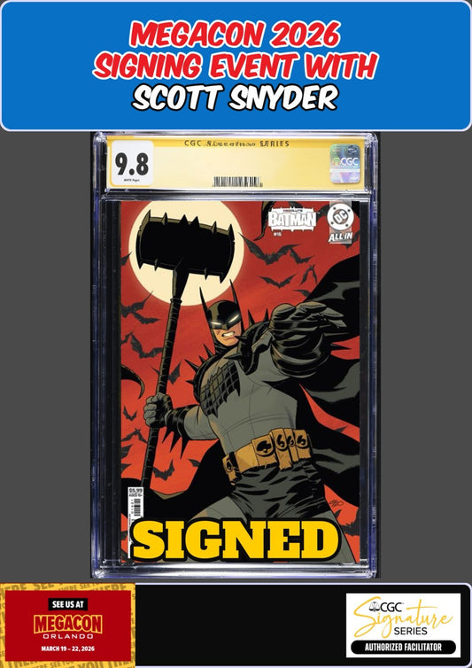 ABSOLUTE BATMAN #16 MIKE CHO CGC SS 9.8 SCOTT SNYDER SIGNED MEGACON PRESALE