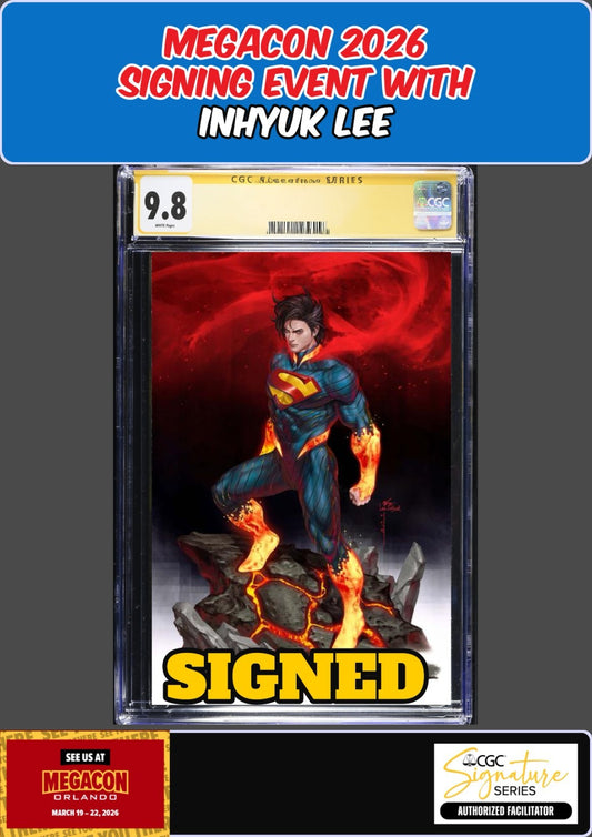 ABSOLUTE SUPERMAN #16 CGC SS 9.8 INHYUK LEE SIGNED MEGACON PRESALE