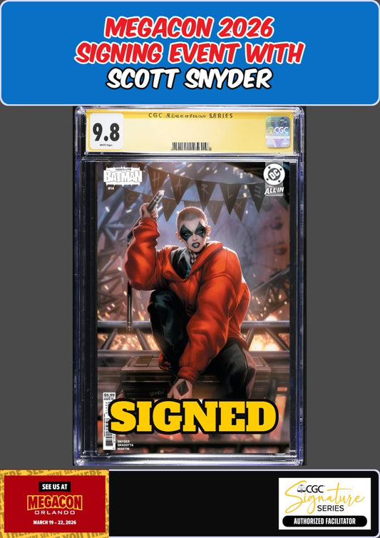 ABSOLUTE BATMAN #14 DERRICK CHEW CGC SS 9.8 SCOTT SNYDER SIGNED MEGACON PRESALE