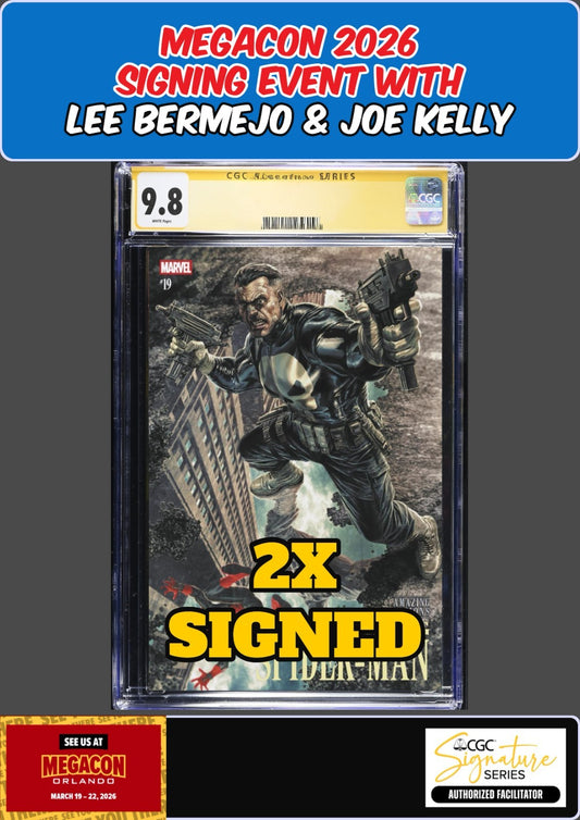 AMAZING SPIDER-MAN #19 CGC SS 9.8 BERMEJO/JOE KELLY 2X SIGNED MEGACON PRESALE