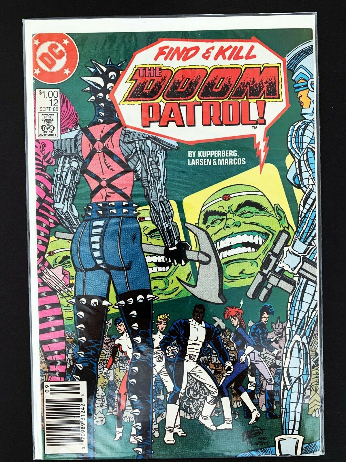 Doom Patrol #12 Dc Comics 1988 Vf+ Newsstand Edition