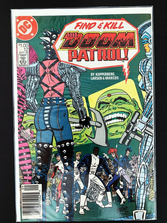 Doom Patrol #12 Dc Comics 1988 Vf+ Newsstand Edition