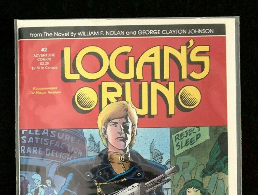 Logan'S Run #2 Adventure Comics 1990 Vf/Nm