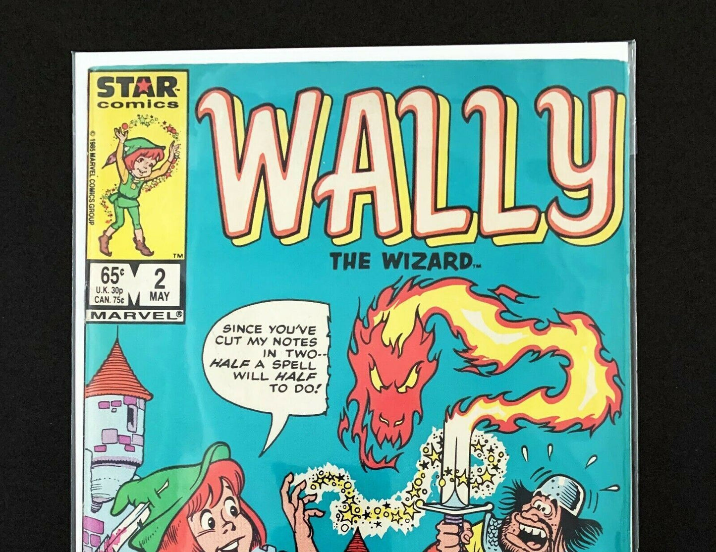 Wally The Wizard #2 Marvel Comics 1985 Vf/Nm