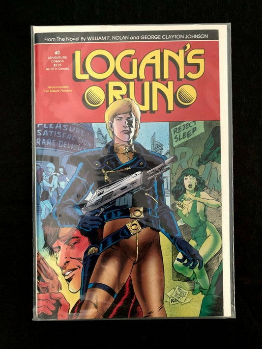 Logan'S Run #2 Adventure Comics 1990 Vf/Nm