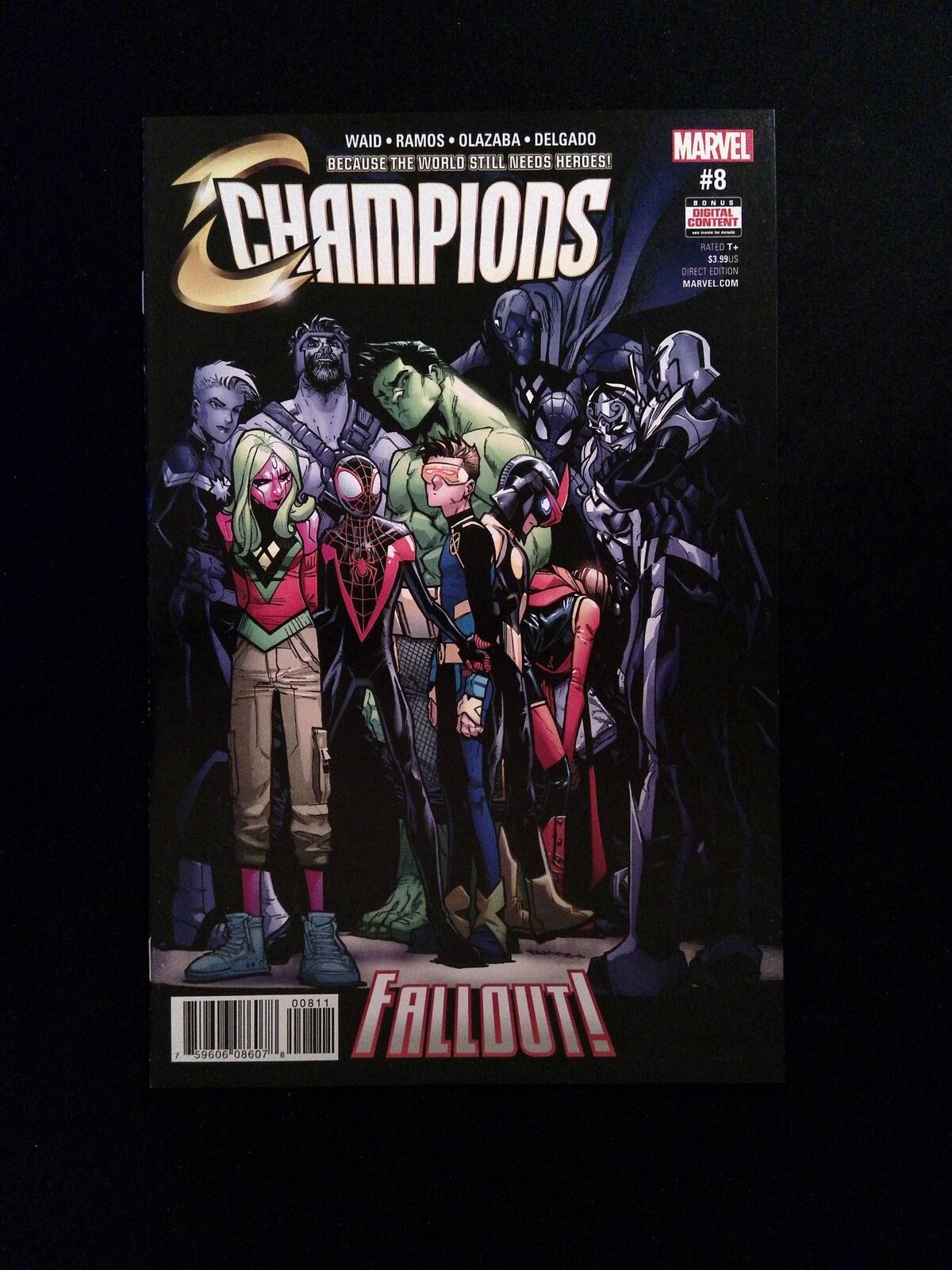 Champions #8 (2ND SERIES) MARVEL Comics 2017 VF/NM