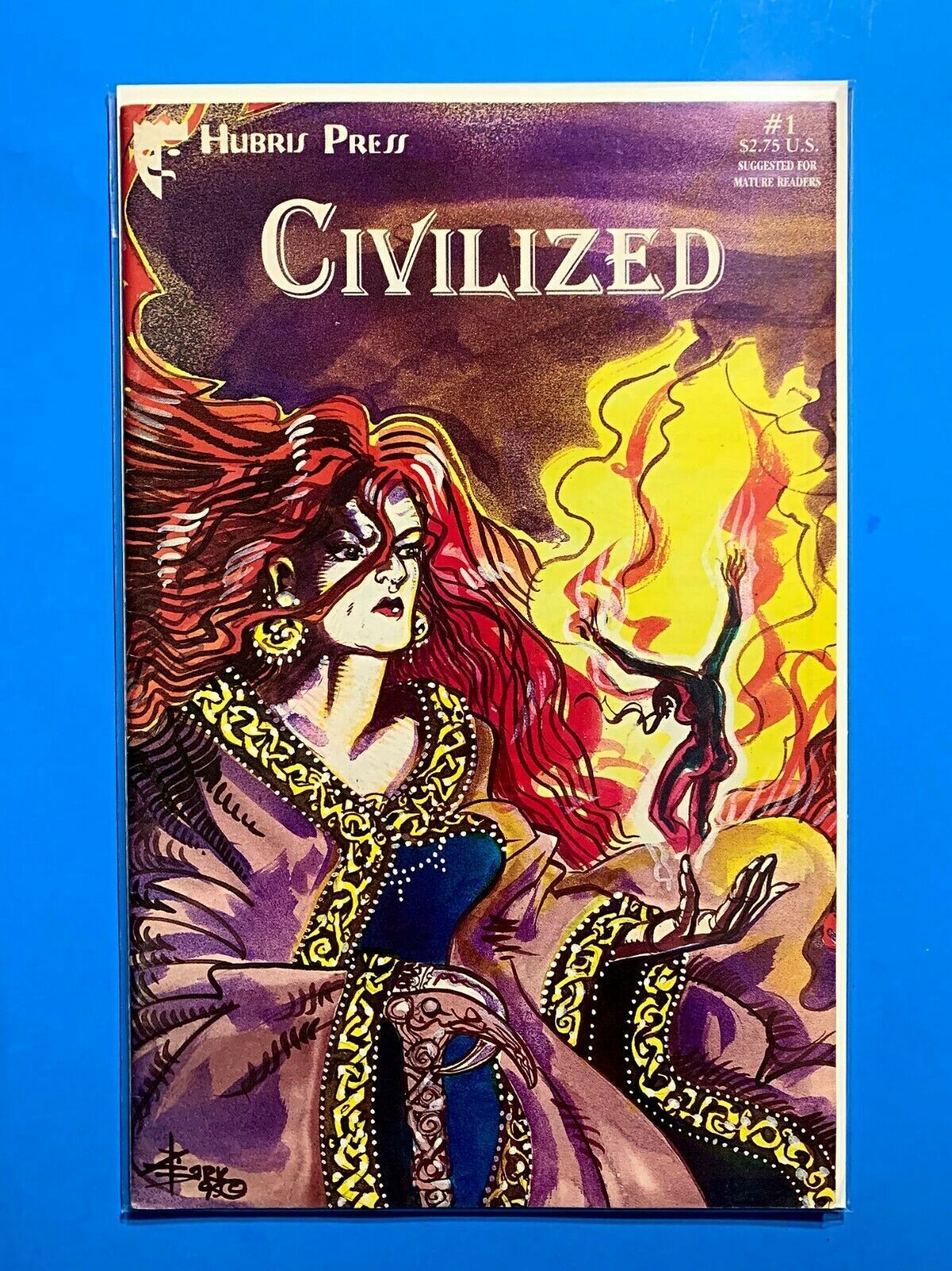 Civilized #1 Hubris Press Comics 1996 Vf/Vf+ Rare