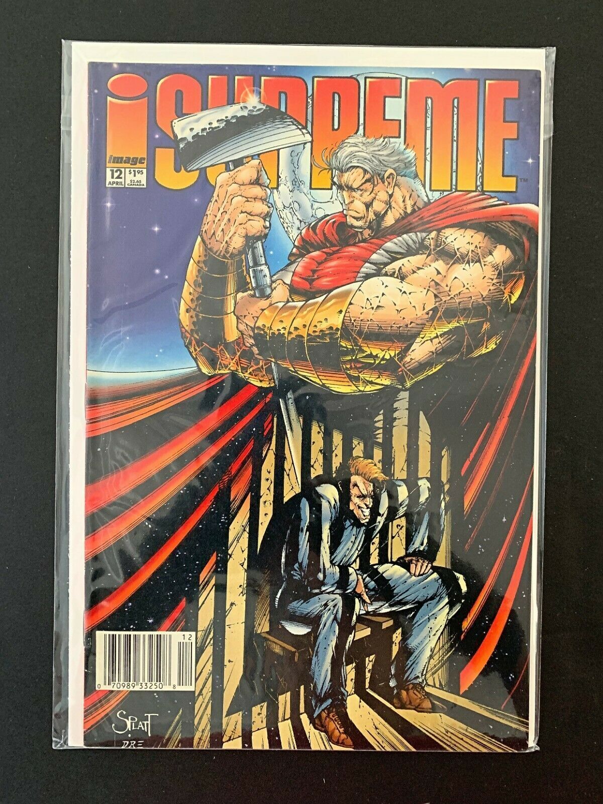 Supreme #12 Image Comics [Newsstand] Nm- (1994) Rob Liefeld. Rare!!