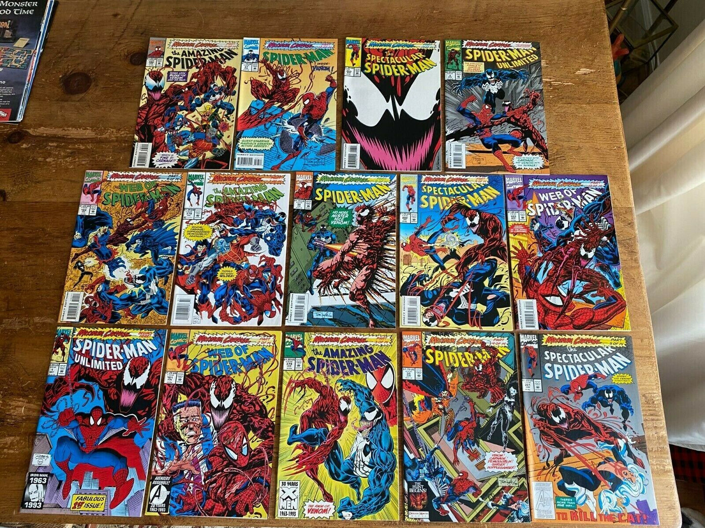 Spider-Man 5 Comics Lot Marvel Vf To Nm+ All Bagged And Boarded No Duplicates