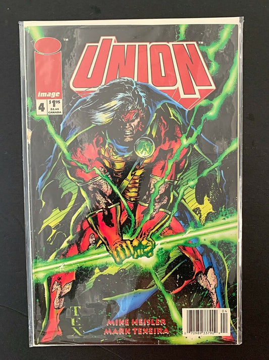 Union #4 Image Comics Nm+ [Newsstand] 1993 Rare!!