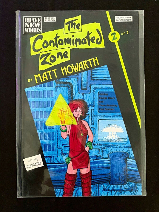The Contaminated Zone #2 Brave New Worlds Comics 1991 Vf