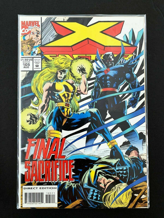 X-Factor #105 Marvel Comics 1994 Vf/Nm Final Sacrifice!