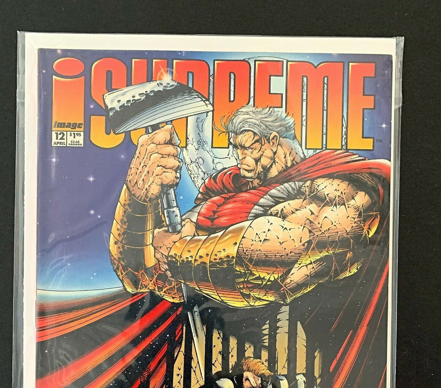 Supreme #12 Image Comics [Newsstand] Nm- (1994) Rob Liefeld. Rare!!