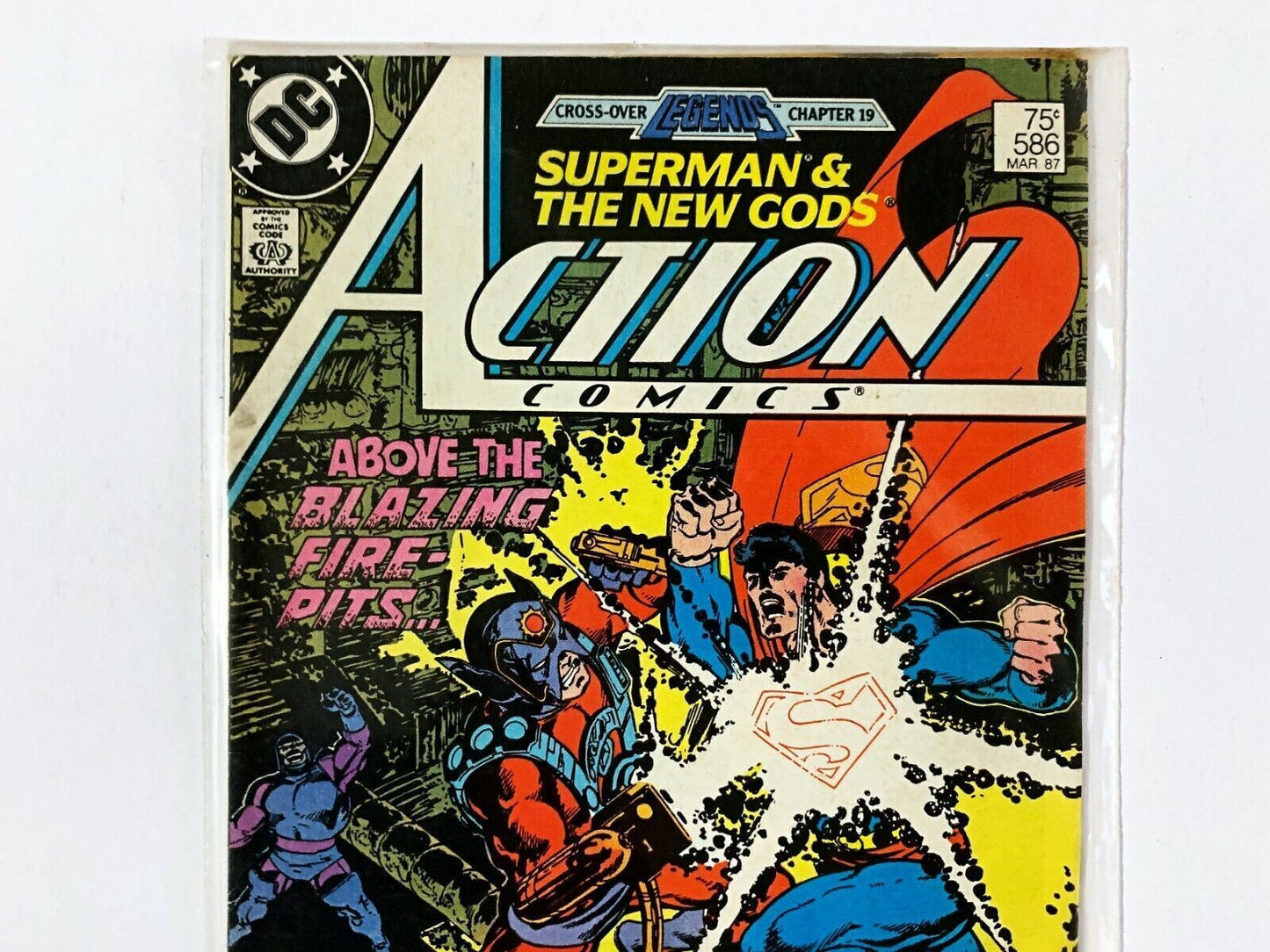 Action Comics #586 Dc Comics Vf- 1987 Newsstand Edition