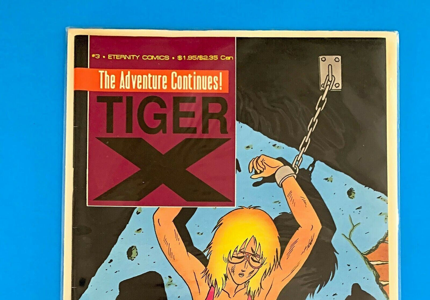 Tiger X #3 Eternity Comics 1988 Vf+