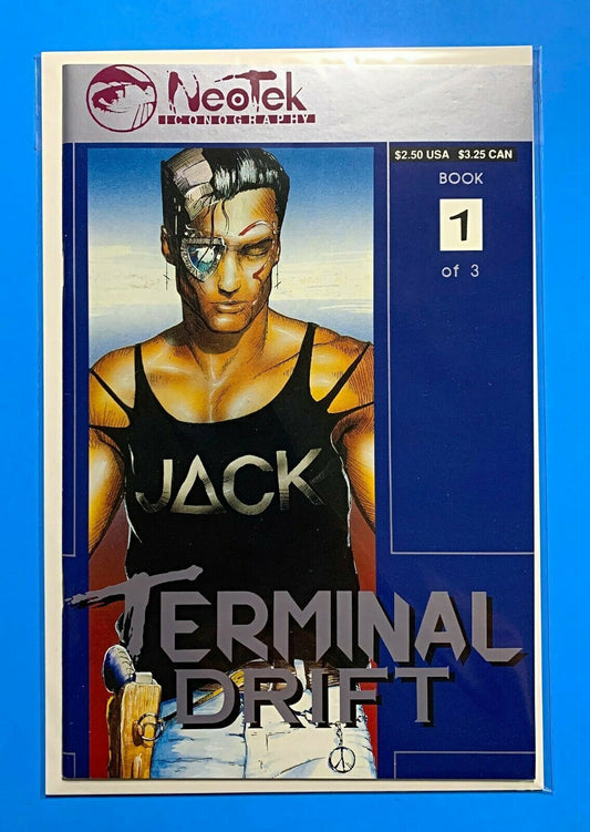 Terminal Drift #1 Neotek Iconography Comics 1992 Nm+