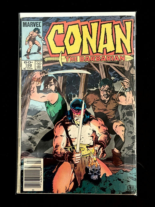 Conan The Barbarian Vol.1 #160 Marvel Comics 1984 Fn/Vf Newsstand Edition