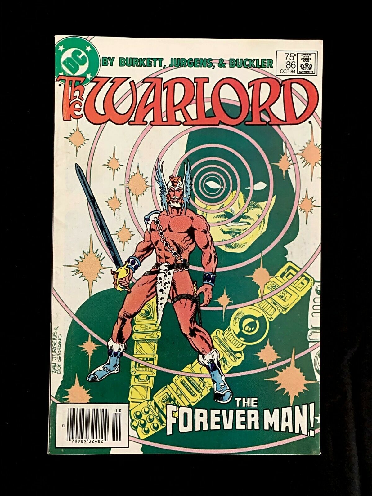 The Warlord #86 Dc Comics Mark Jeweler'S Variant/Newsstand Vf 1984