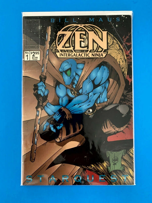 Zen Intergalactic Ninja Starquest #1 Entity Comics 1994 Fn