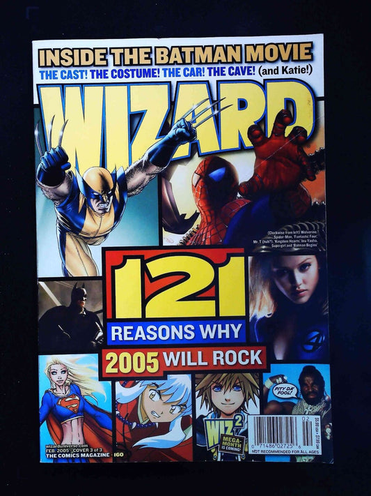 Wizard Magazine #144Au    2003 Vf/Nm Newsstand Unsealed Jla By Ross