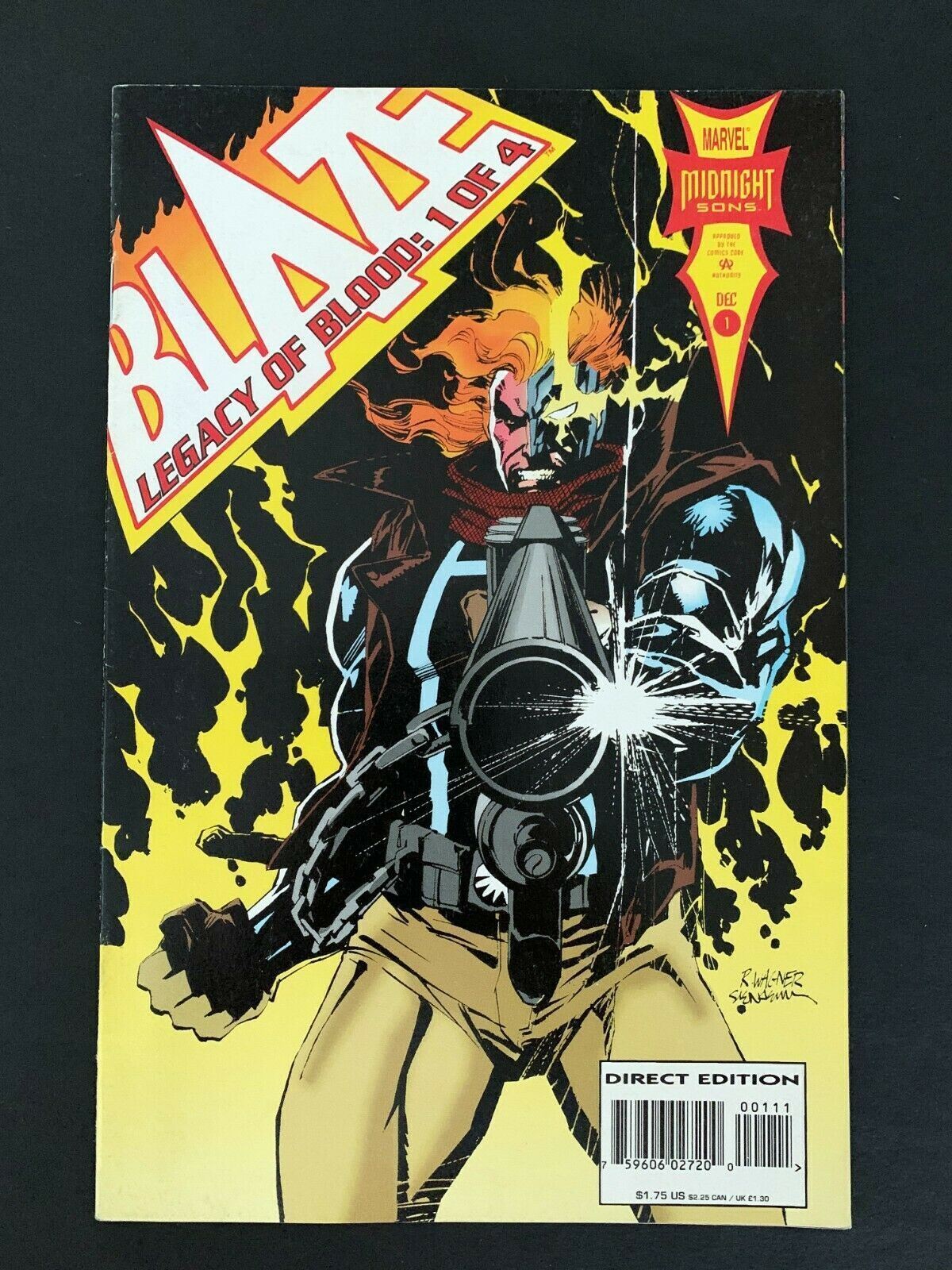 Blaze Legacy Of Blood #1 Marvel Comics 1993 Vf+