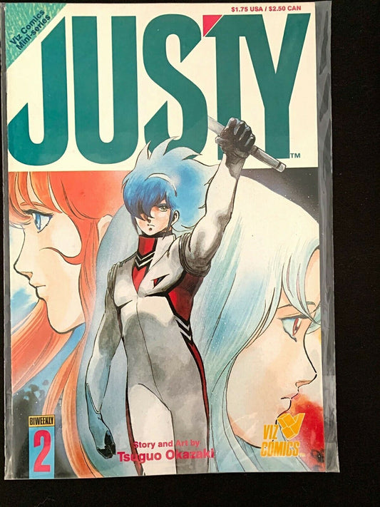 Justy #2 Viz Comics Vf/Nm 1988